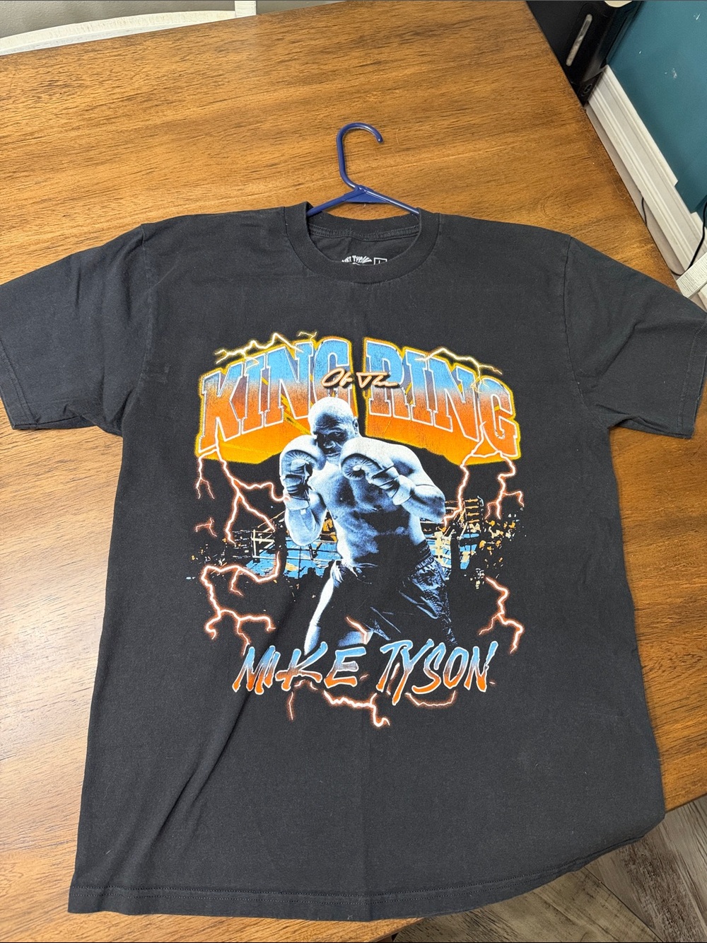 Mike Tyson Black Graphic Boxing T-Shirt - King of Ring